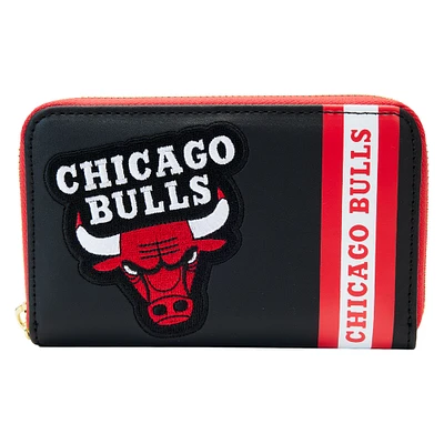 Loungefly Chicago Bulls Patches Zip-Around Wallet