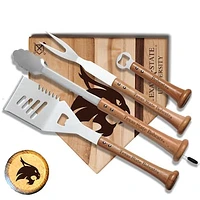 Baseball BBQ  Texas State Bobcats 12" Grand Slam Combo Set