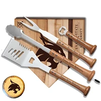 Baseball BBQ  Texas State Bobcats 12" Grand Slam Combo Set
