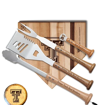 Baseball BBQ  Texas Tech Red Raiders 12" Grand Slam Combo Set