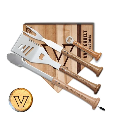 Baseball BBQ  Vanderbilt Commodores 12" Grand Slam Combo Set