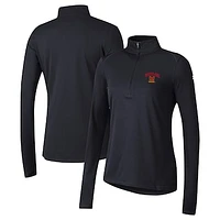 Women's Under Armour  Black Maryland Terrapins Tech Mesh Quarter-Zip Top