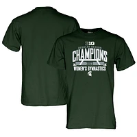 Blue 84 Green Michigan State Spartans 2023 Big Ten Women's Gymnastics Regular Season Champions T-Shirt