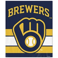 WinCraft Milwaukee Brewers Ultra Plush 50" x 60" Throw Blanket
