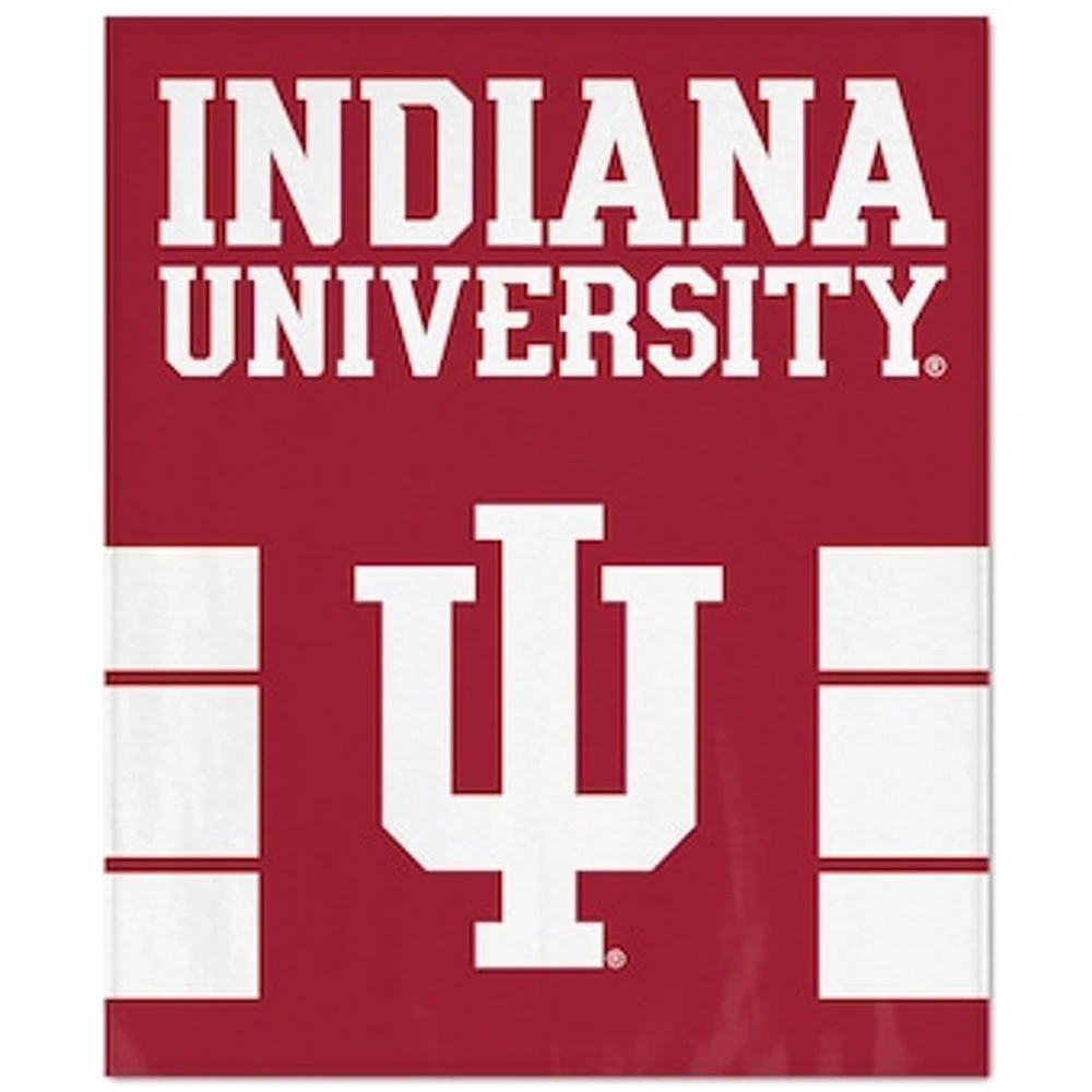 WinCraft Indiana Hoosiers Ultra Plush 50" x 60" Throw Blanket