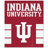 WinCraft Indiana Hoosiers Ultra Plush 50" x 60" Throw Blanket