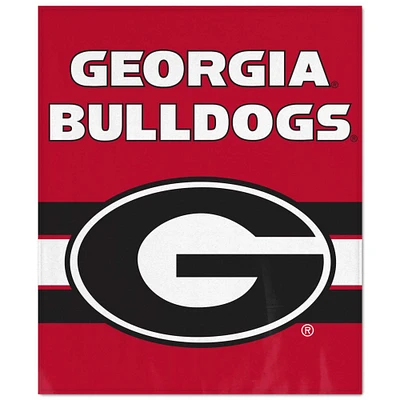 WinCraft Georgia Bulldogs Ultra Plush 50" x 60" Throw Blanket