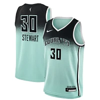 Youth Nike Breanna Stewart Black New York Liberty 2021 Explorer Edition Victory Player Jersey