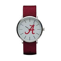 Crimson Alabama Crimson Tide Stitch Nylon Strap Watch