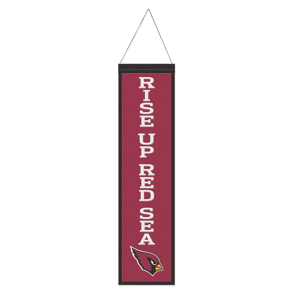WinCraft Arizona Cardinals 8" x 32" Slogan Wool Banner