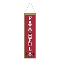 WinCraft San Francisco 49ers 8" x 32" Slogan Wool Banner