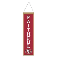 WinCraft San Francisco 49ers 8" x 32" Slogan Wool Banner