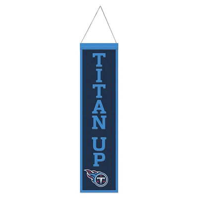 WinCraft Tennessee Titans 8" x 32" Slogan Wool Banner