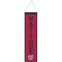 WinCraft Washington Nationals 8" x 32" Slogan Wool Banner