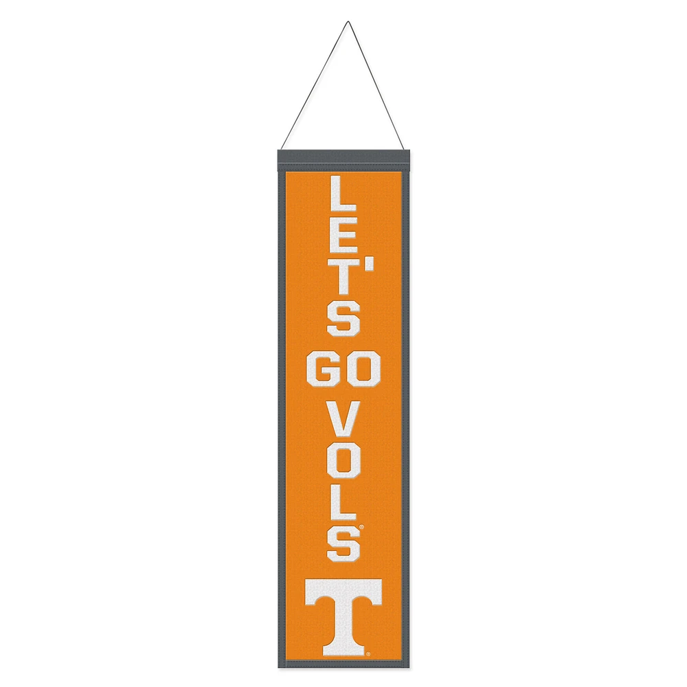 WinCraft Tennessee Volunteers 8" x 32" Slogan Wool Banner