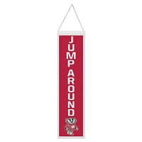 WinCraft Wisconsin Badgers 8" x 32" Slogan Wool Banner