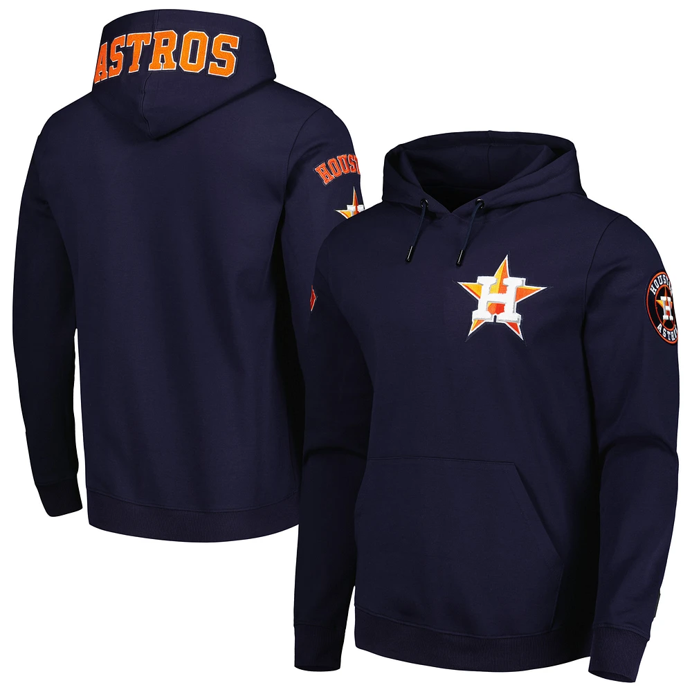 Men's Pro Standard Navy Houston Astros Team Logo Pullover Hoodie