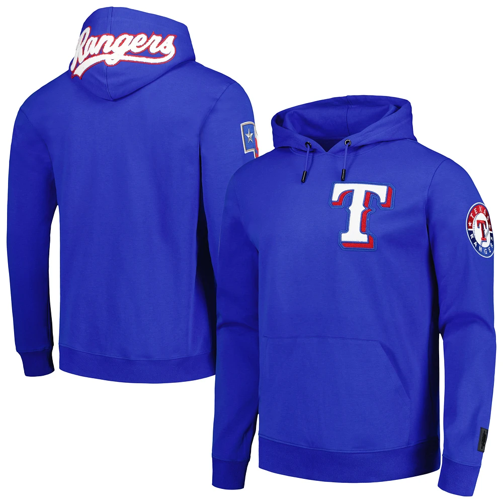 Men's Pro Standard Royal Texas Rangers Team Logo Pullover Hoodie