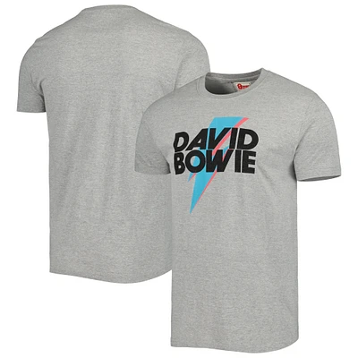 Unisex American Needle Heather Gray David Bowie Brass Tacks T-Shirt