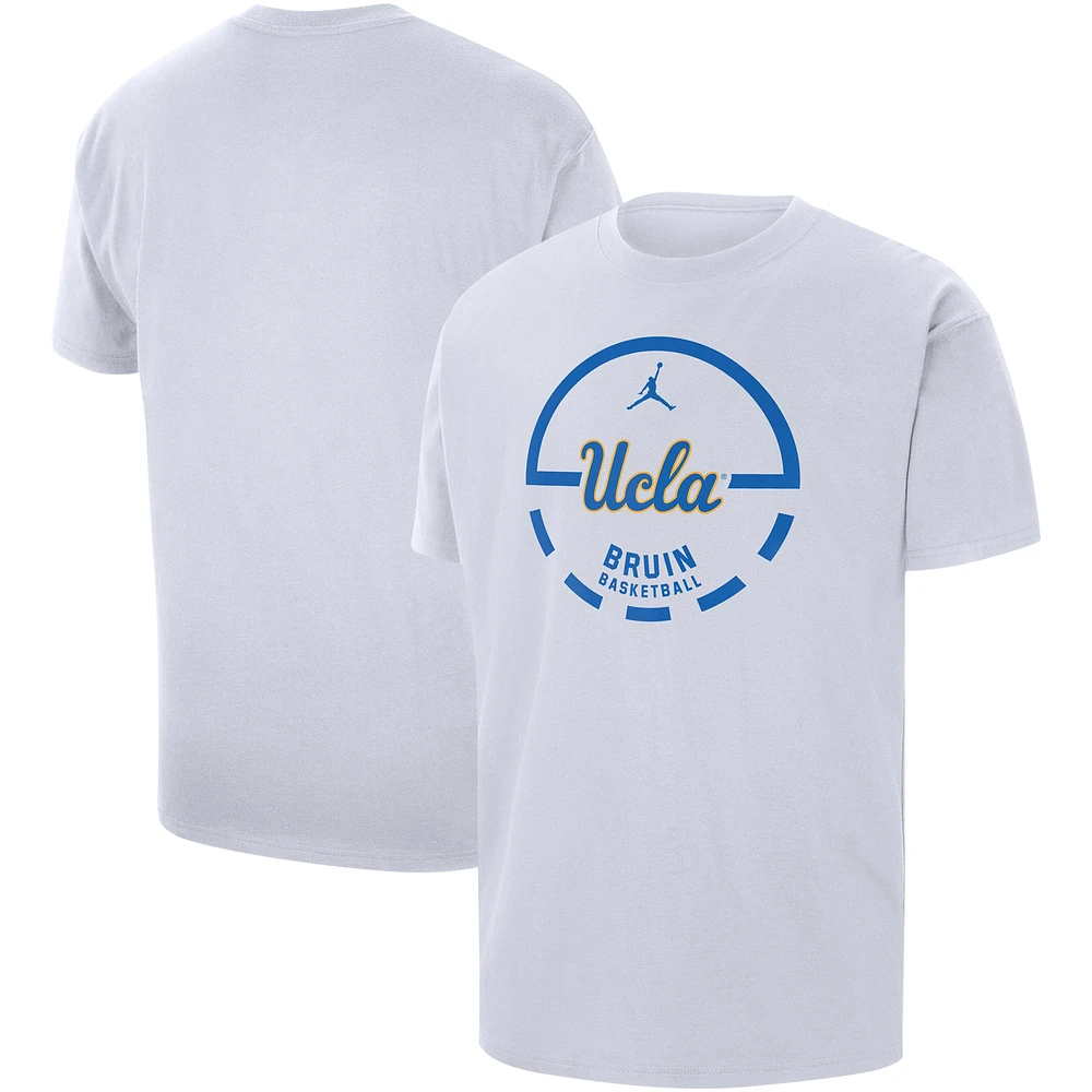 Men's Jordan Brand White UCLA Bruins Free Throw Basketball T-Shirt