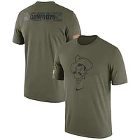 Men's Nike  Olive Oklahoma State Cowboys Military Pack T-Shirt