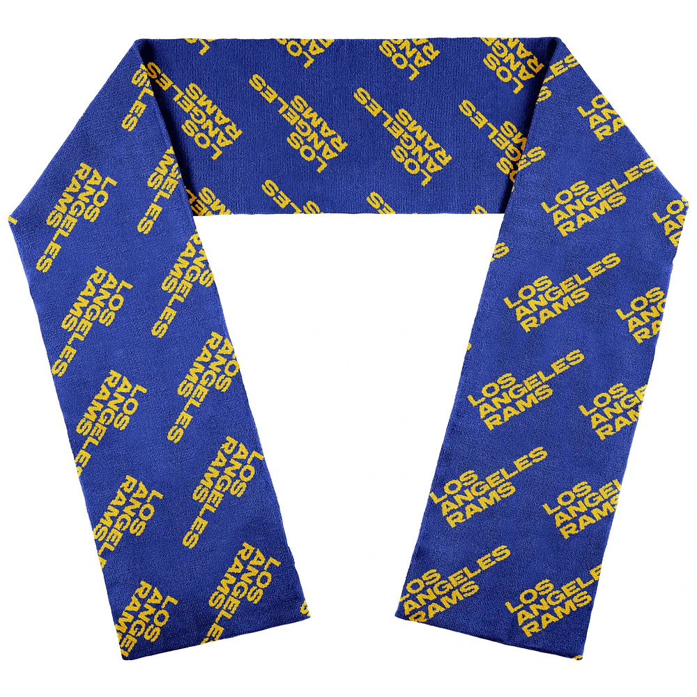 WEAR by Erin Andrews Los Angeles Rams Team Wordmark Scarf