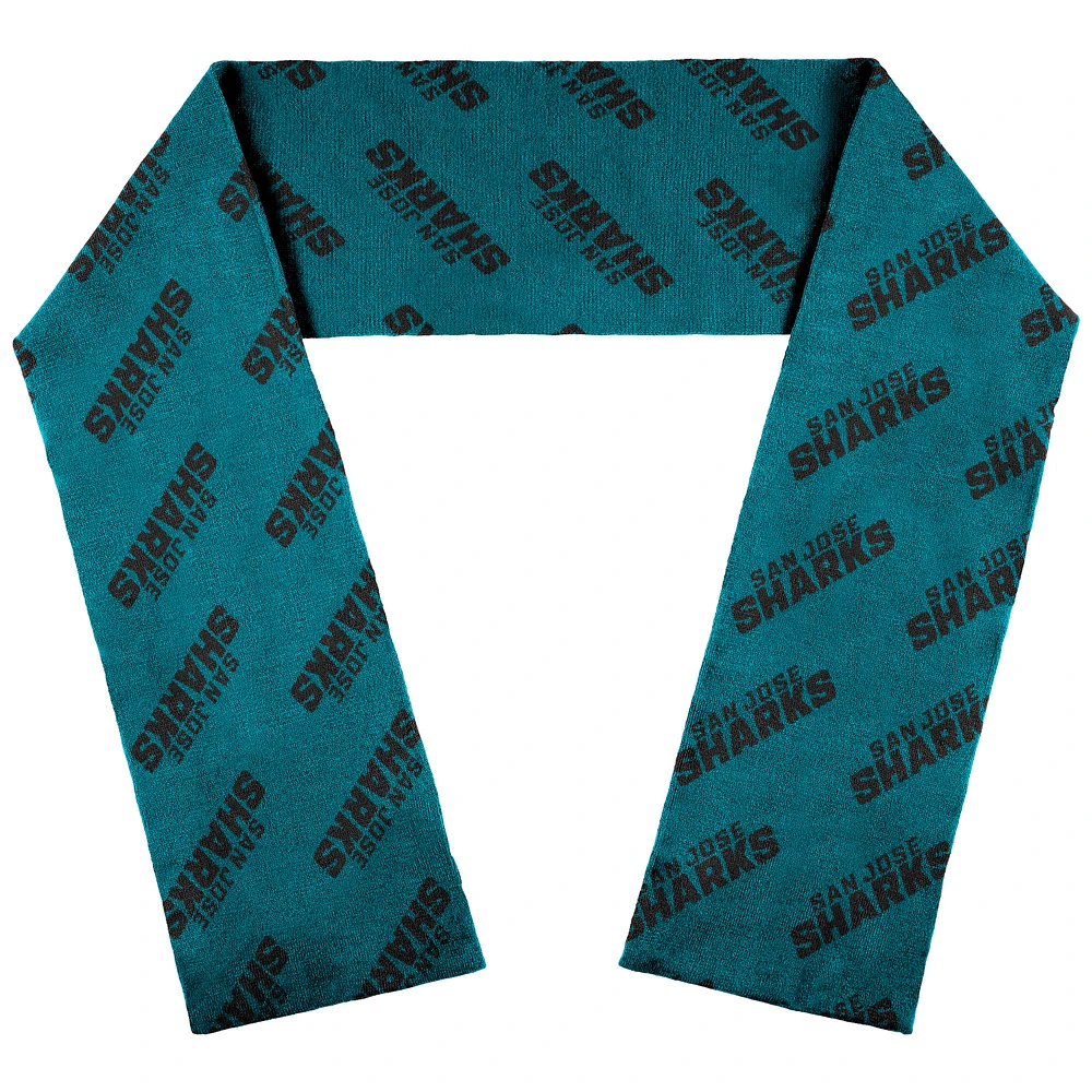 WEAR by Erin Andrews San Jose Sharks Team Wordmark Scarf