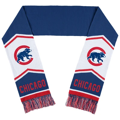 WEAR by Erin Andrews Chicago Cubs Jacquard Stripe Scarf