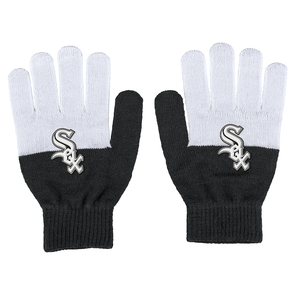 Women's WEAR by Erin Andrews Chicago White Sox Color-Block Gloves