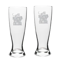 Hampden-Sydney College Tigers 23oz. 2-Piece University Pilsner Glass Set