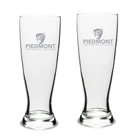 Piedmont Technical College 23oz. 2-Piece University Pilsner Glass Set