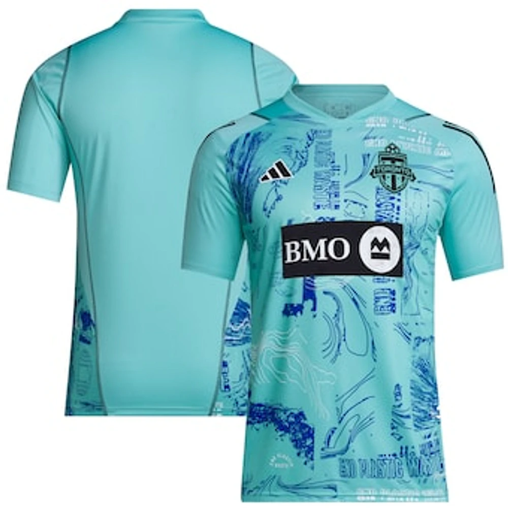 Men's adidas  Green Toronto FC 2023 One Planet Replica Jersey