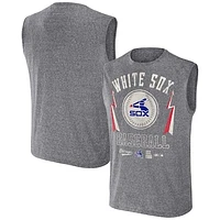 Men's Darius Rucker Collection by Fanatics Charcoal Chicago White Sox Relaxed-Fit Muscle Tank Top