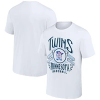 Men's Darius Rucker Collection by Fanatics White Minnesota Twins Distressed Rock T-Shirt