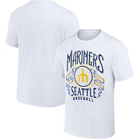 Men's Darius Rucker Collection by Fanatics White Seattle Mariners Distressed Rock T-Shirt