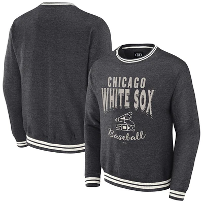 Men's Darius Rucker Collection by Fanatics  Heather Charcoal Chicago White Sox Vintage Pullover Sweatshirt