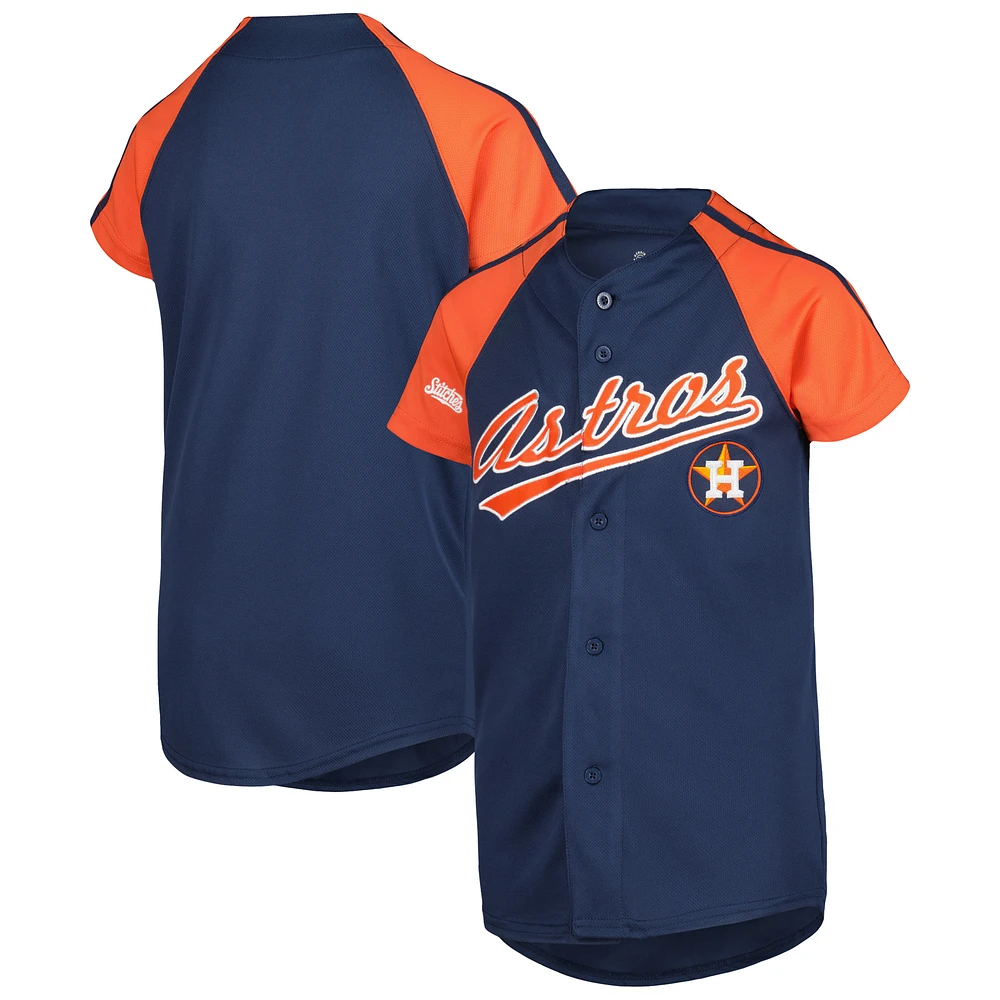 Youth Stitches Navy/Orange Houston Astros Team Jersey