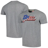 Unisex Homage  Gray Double Dribble Tri-Blend T-Shirt