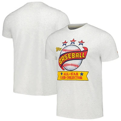 Unisex Homage  Ash Topps Tri-Blend T-Shirt