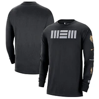 Men's Nike Black Memphis Grizzlies 2023/24 City Edition Max90 Expressive Long Sleeve T-Shirt
