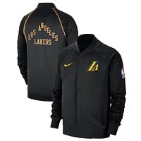 Men's Nike Black Los Angeles Lakers 2023/24 City Edition Authentic Showtime Performance Raglan Full-Zip Jacket