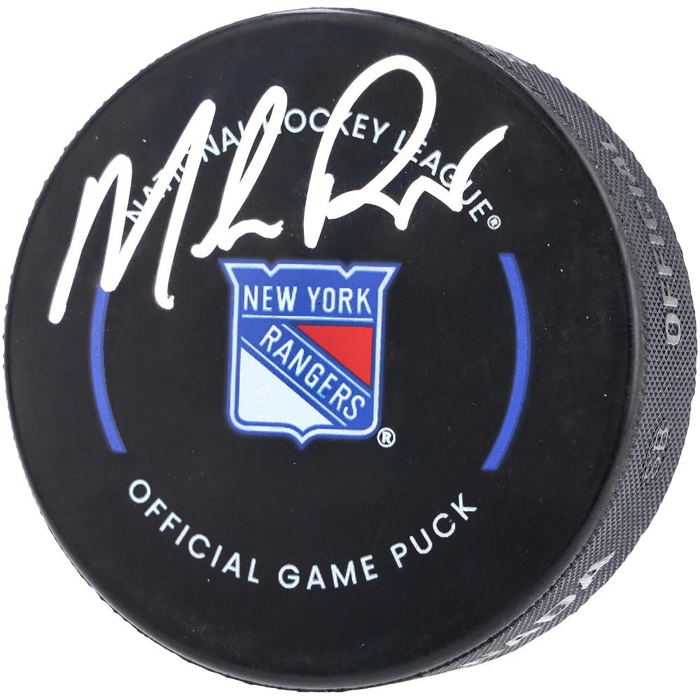 Mike Richter New York Rangers Official Game Puck