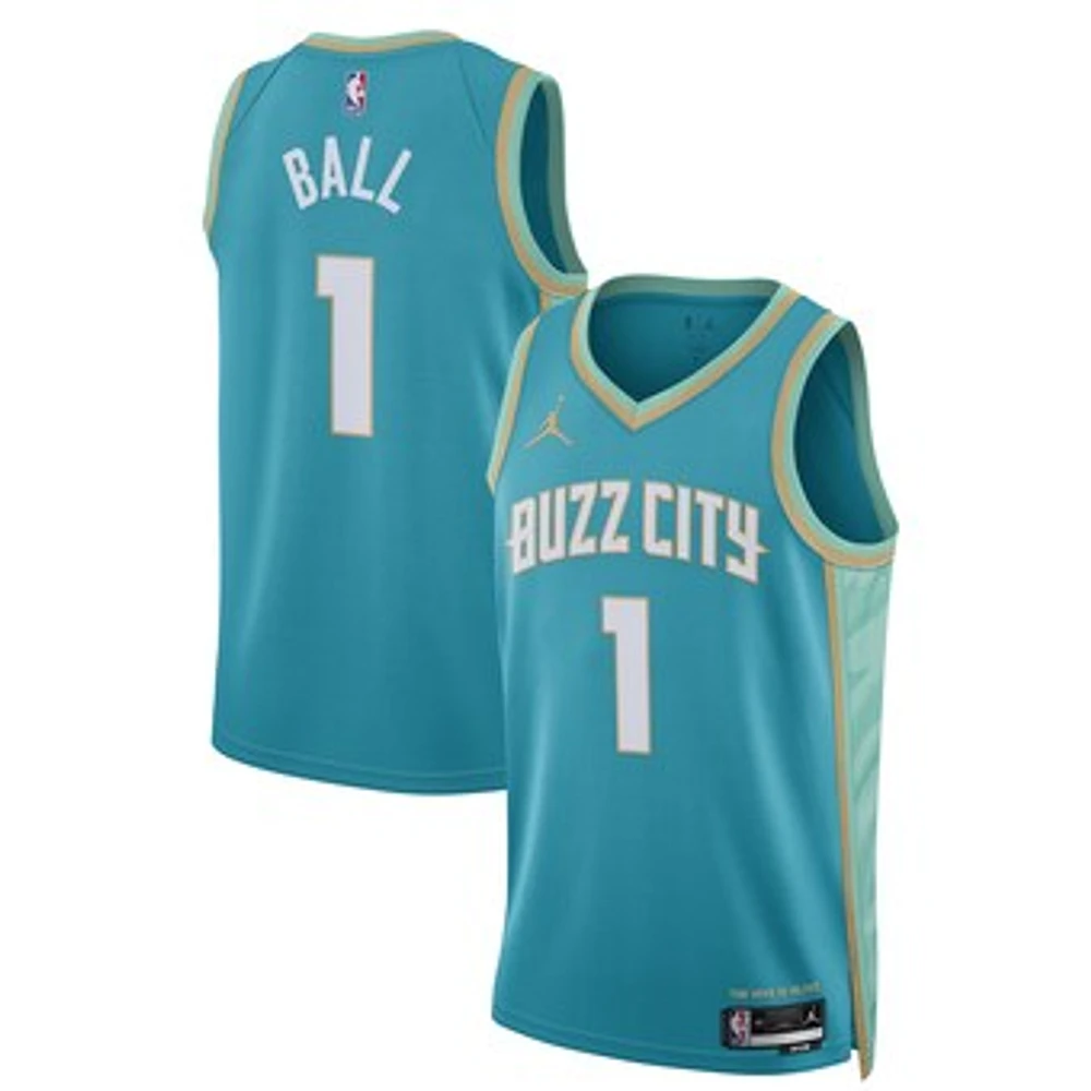 Unisex Jordan Brand LaMelo Ball Teal Charlotte Hornets 2023/24 Swingman Jersey - City Edition