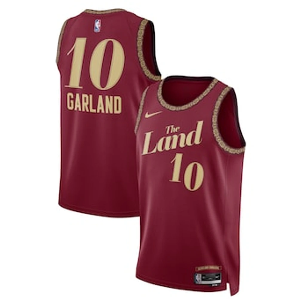 Unisex Nike Darius Garland Wine Cleveland Cavaliers 2023/24 Swingman Jersey - City Edition