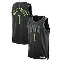 Unisex Nike Zion Williamson Black New Orleans Pelicans 2023/24 Swingman Jersey - City Edition