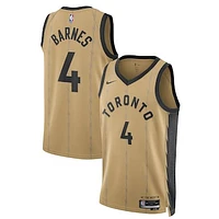 Unisex Nike Scottie Barnes Gold Toronto Raptors 2023/24 Swingman Jersey - City Edition