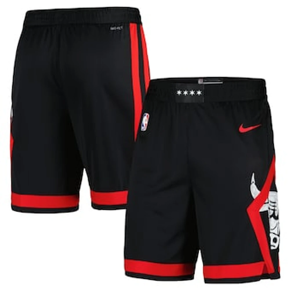 Men's Nike  Black Chicago Bulls 2023/24 City Edition Swingman Shorts