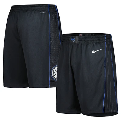 Men's Nike  Black Dallas Mavericks 2023/24 City Edition Swingman Shorts