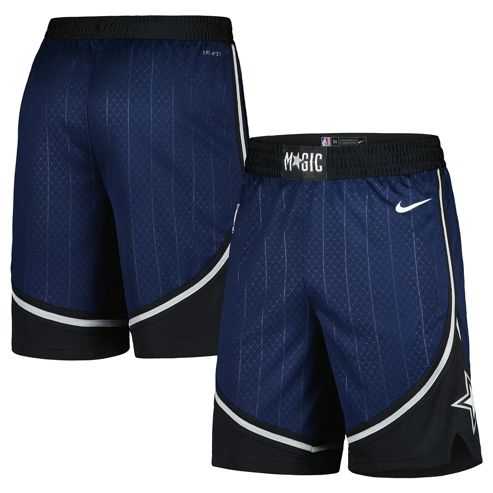 Men's Nike  Navy Orlando Magic 2023/24 City Edition Swingman Shorts