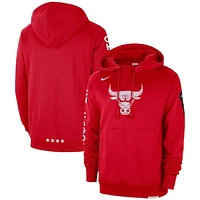 Men's Nike Red Chicago Bulls 2023/24 City Edition Courtside Standard Issue Pullover Hoodie